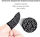 Newseego PUBG Mobile Game Finger Sleeve [6er Pack], Touch Screen Fingerhülse Atmungsaktiv Anti-Sweat-empfindliche Ziel- und Zieltasten für Überlebensregeln/Knives Out für Android & IOS - Schwarz