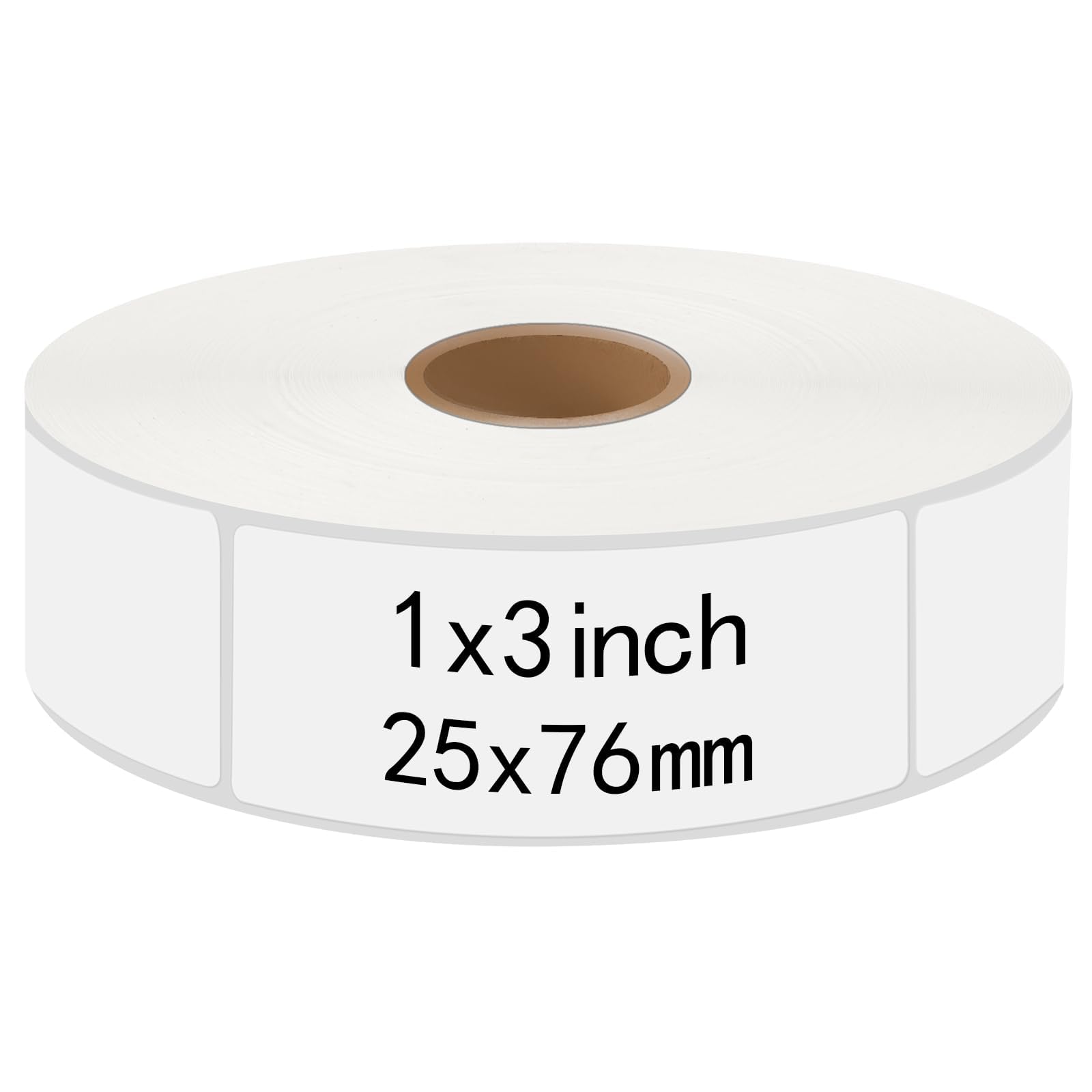 1000 Pcs Freezer Labels, Removable Date Labels Self-Adhesive Waterproof Kitchen Food Date Label Blank for Food Containers Jars Jam (2.5 x 7.6cm)