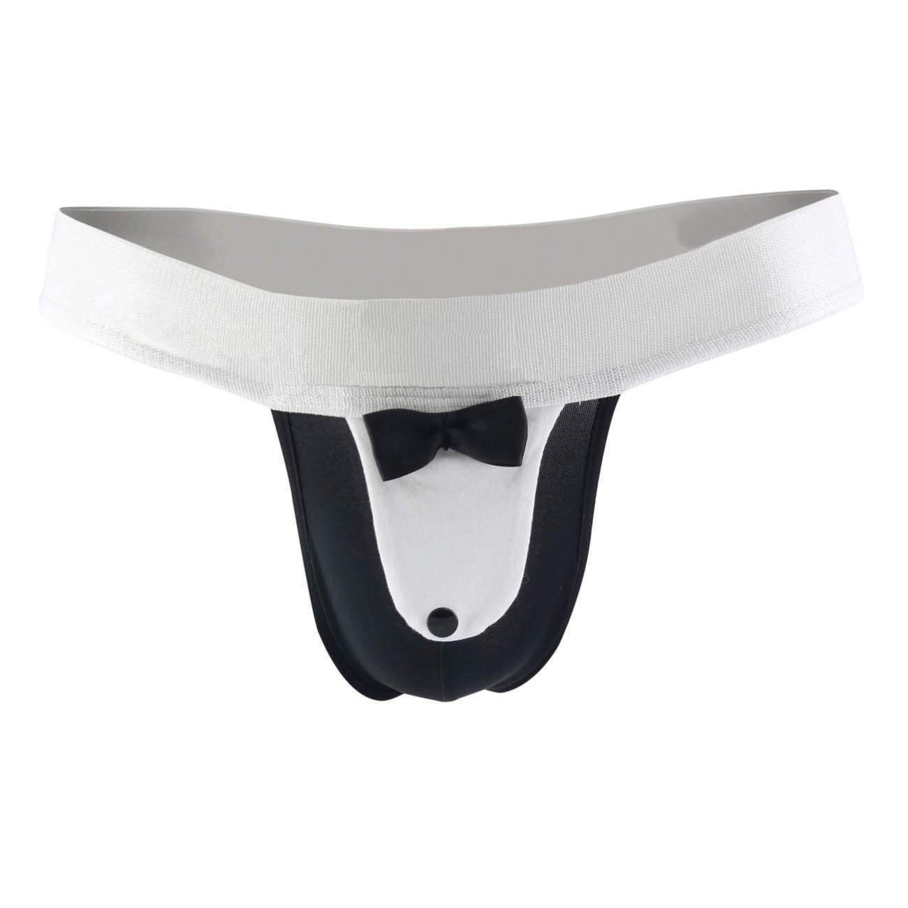 myza Unisex Lingerie Bow Tie Bikini Briefs Gentleman Roleplay Costume-picture-52
