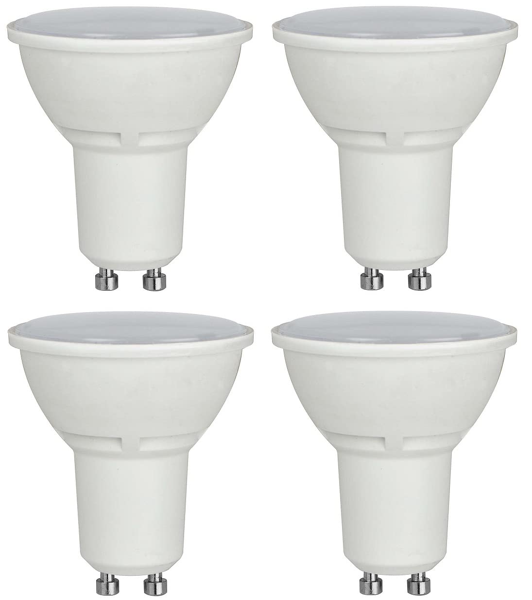 Status Ih Gu10 Led Bulbs, Daylight 6500K, 5W 360Lm Equivalent To 50W Bulb, Energy Efficient Led Bulb, Non-Dimmable, Pack Of 4 White