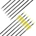 Fiberglass Arrows Archery 30 Inch Target Shooting Practice Arrows Recurve Bows Suitable for Children Woman Beginner