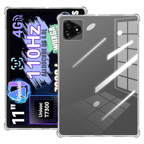 JIAYJP for ALLDOCUBE iPlay 70E �P�[�X TPU �y�� ���^ �P�[�X�ϏՌ� �S�ʕی�J�o�[ �w��h�~ ����~�� �Ή� ALLDOCUBE iPlay 70E �K�p �N���A�P�[�X �i�����j