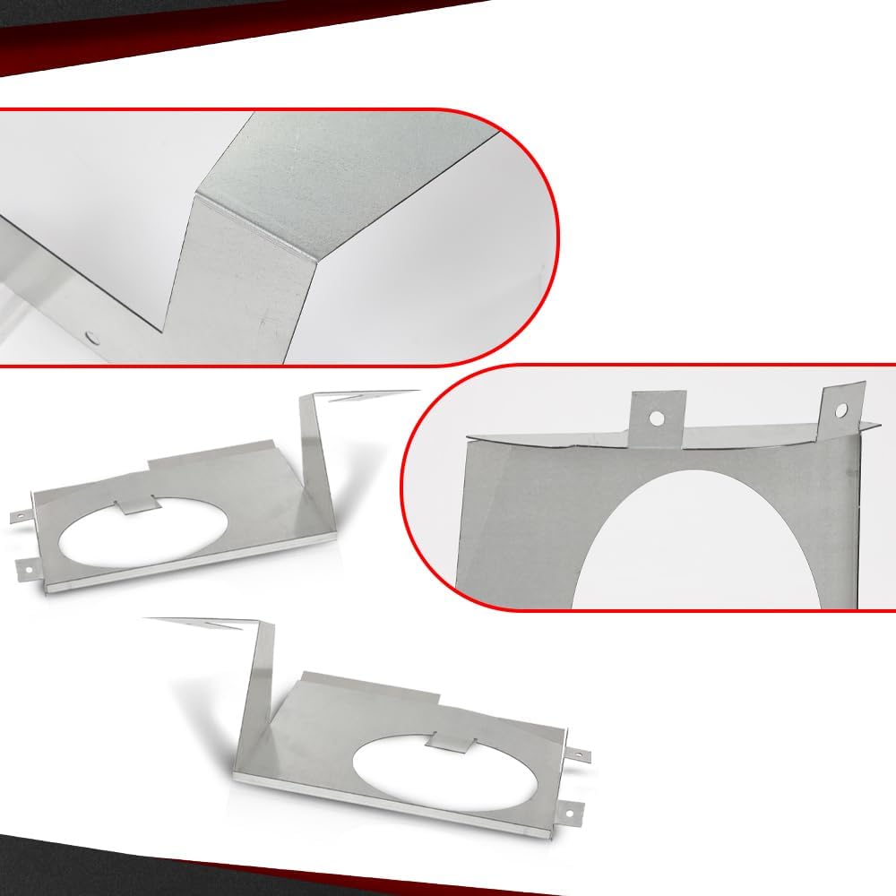 CROSSDESIGN Speaker Brackets Kit Compatible with 1972-1993 Dodge Truck D150 D300 Regular Cab Cab Corner 6x9