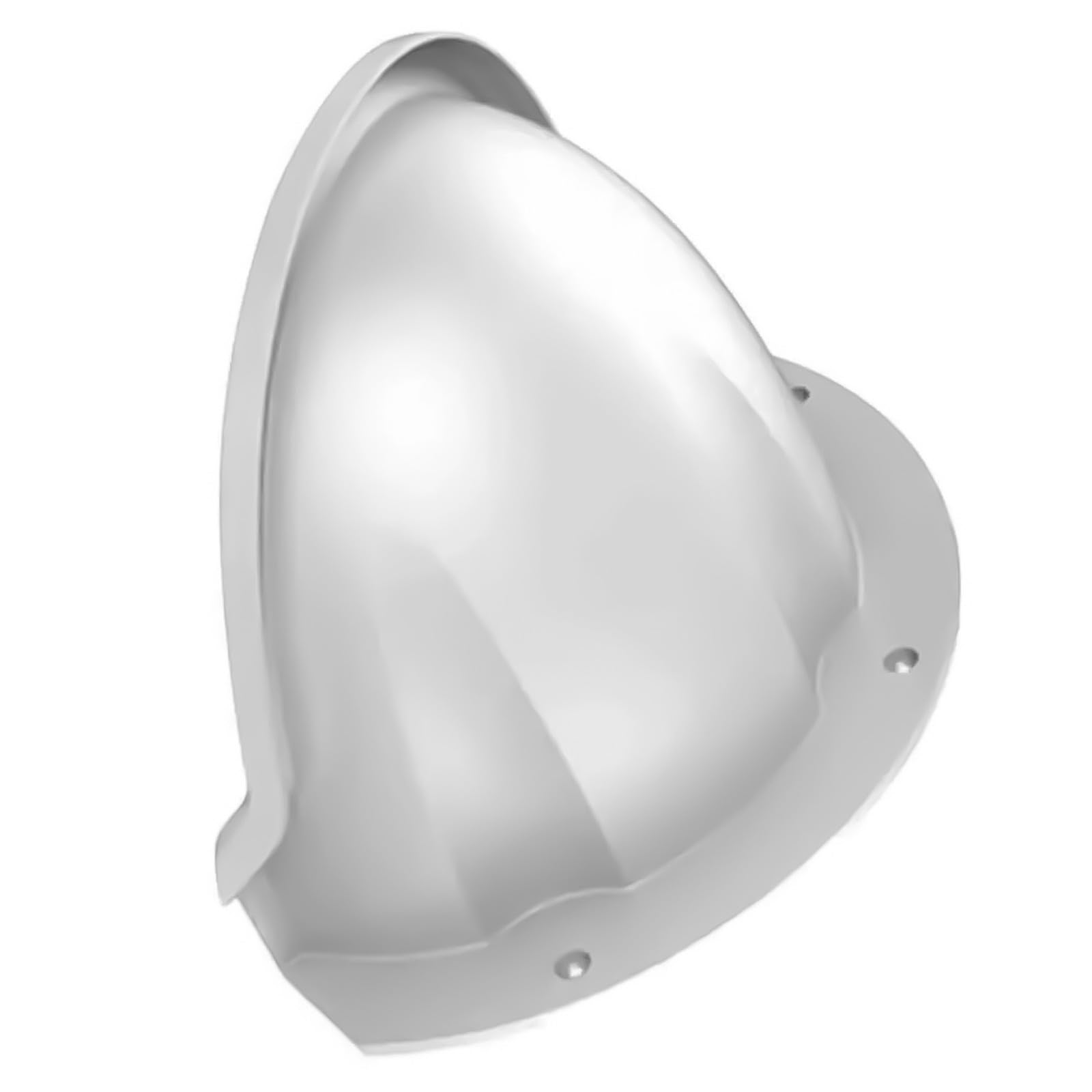 Kalttoy White Cctv Camera Covers Weatherproof Protective Housing Abs Covers For Bullets Dome Cameras Sun & Rain For Public Space Bullets Camera