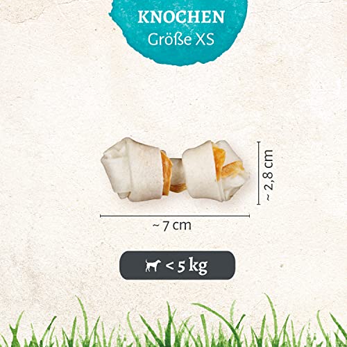 8in1 Pro Dental Knochen XS - gesunde Kauknochen für mini Hunde zur Zahnpflege, 7 Stück