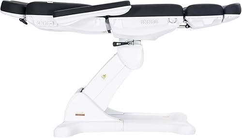 Miniatura 5 de DERMALOGIC Remi - Mesa eléctrica de tratamiento de spa, 4 motores, cama de masaje, función de memoria, altura ajustable, equipo de tatuaje de salón