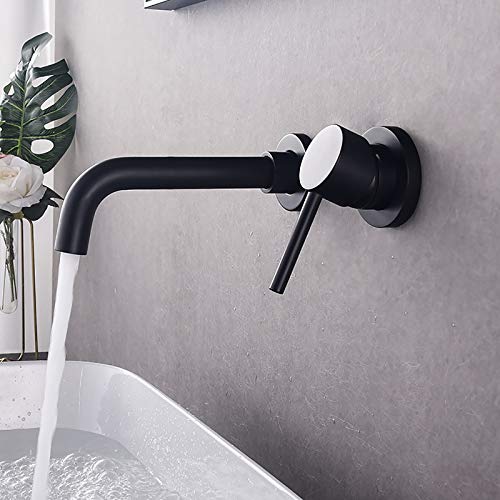 Robinet de lavabo chrome à une poignée avec commande eau chaude froide