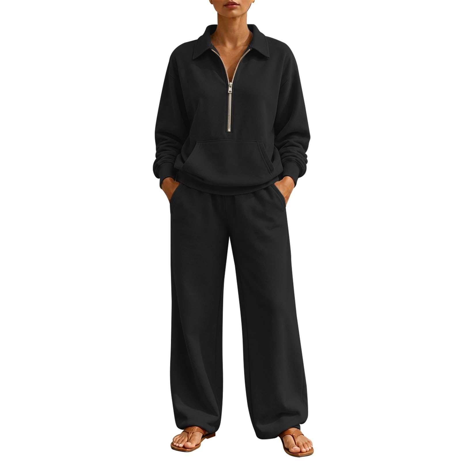 Sportanzug Damen Baumwoll Trainingsanzüge Oversize Sportbekleidung Homewear