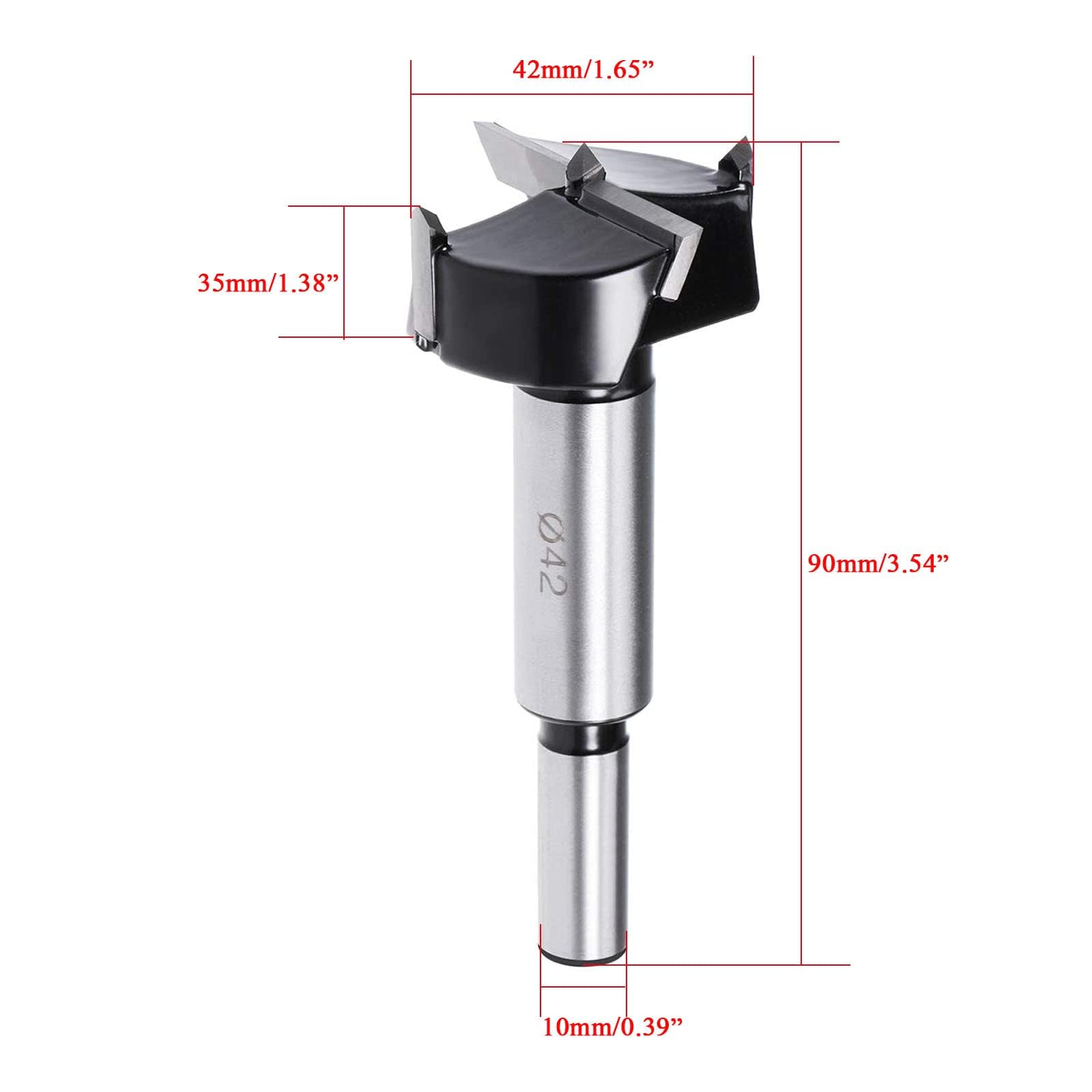 TOP-VIGOR 42mm Forstner Drill Bit - Image 2