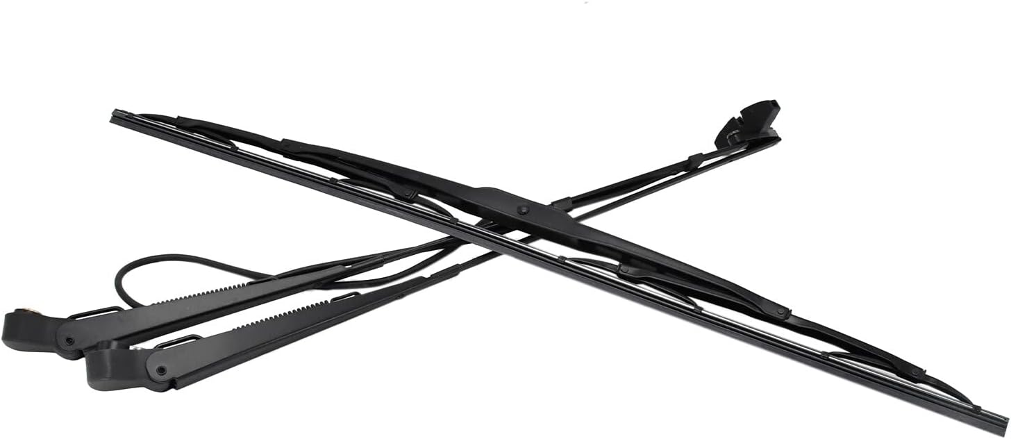 Wiper Arm 47778552 Wiper Blade Kit 47405956 Compatible with Case Skid Steer Loader SV185 SV250 SV280 SR130 SR150 SR160 SR175 SR240 SR250 SR270 Compact Track Loader TR270 TR310 TR320 TR340