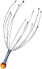 Discountsmart Bokoma Head Massager Hair Scratch Wire Itch Relief Anti Stress Head Neck Massager Wire Brush