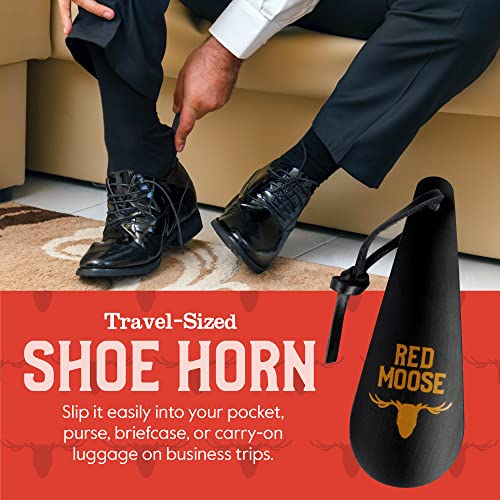 Red Moose - Deluxe Shoe Polish Cleaning Kit - Leather Boot & Shoe Shine Care Kit - Black, Brown & Neutral Shoe Polish With Brushes, Laces, Buffing Cloth, Travel Bag & More - Shoe Cleaning Polish Kit - Made In Usa #TOP6