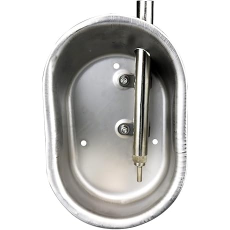 Automatic Pig Waterer: Livestocktool 1/2" Stainless Steel Automatic Pig Waterer Hog/Sow Water...