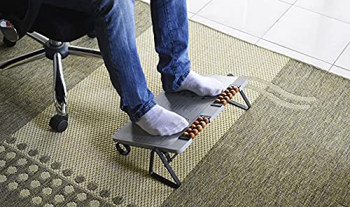 Apoio Ergonômico para Pés Magnético Massageador Ajustável 3 Níveis