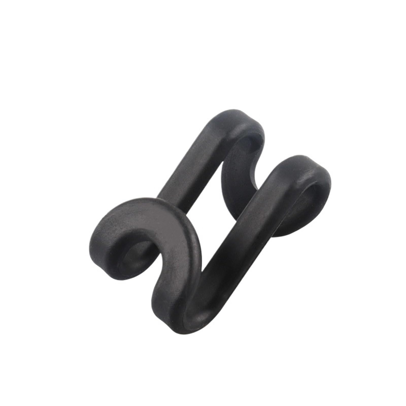 Clothes Hanger Connector Hooks 100Pcs Mini Clothes Hanger Connector Hooks Cascading Closet Space Saving Wardrobe Coat Organizer Rack Holder for Wardrobe Storage(Black)