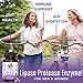 Liver Detox Cleanse & Repair | 2 Month Supply | Digestive Enzyme | Lipase Digestive Enzyme | Liver Supplement for Fat Digestion & Healthy Cholesterol Levels | Vegan | Non-GMO | Gluten Free | 60 Count