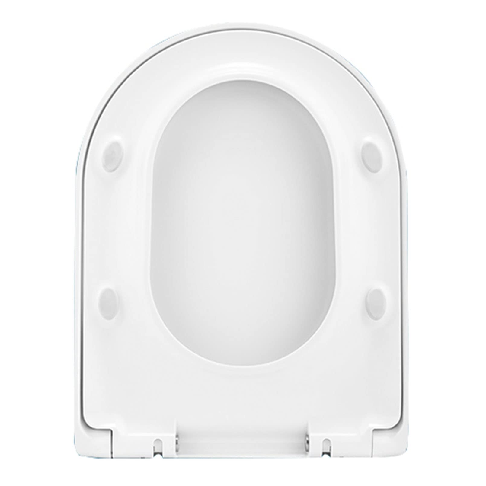Siège de toilette fixation stable anti-desserrage abattant blanc