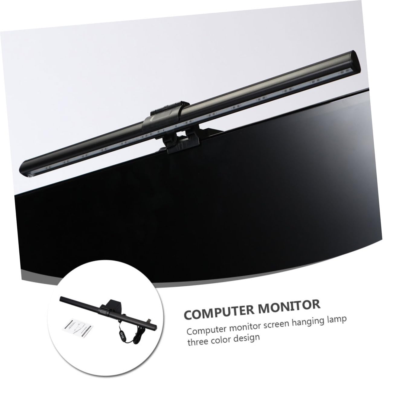 Lampada Led Per Monitor Di Computer Luce Da Lettura Salvaspazio Per Schermo Cavo Usb Lungo Design Protettivo Per Occhi