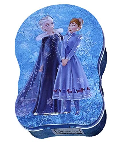 prezzie villa pack of 1 frozen money bank piggy bank metal body coin bank with key and lock for kids birthday return gifts- Multi color