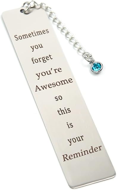 Bookmark Gifts for Women, Inspirational Personalised Gifts for Women, Encouraging Presents for Women, Her, Girlfriend, Wife, Best Friend, Mother, Teacher, Sister, Daughter, Colleagues, Boss etc