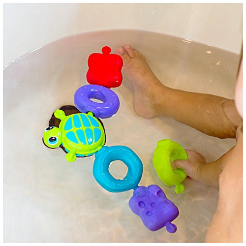 Nuby 15-Piece Fun Bath Links Toy #TOP3