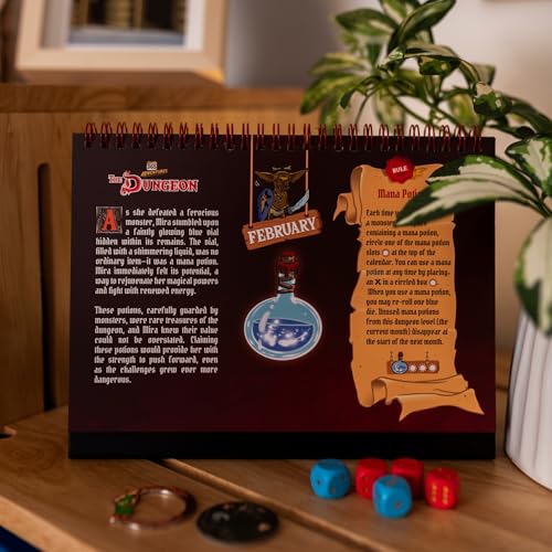 365 Adventures: The Dungeon (2026) Calendario Juego de Mesa miniatura 5