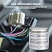 Conductive Grease - Dielectric Lubricant, Waterproof Connector Gel | Heat Resistant Spark Plug Sealant for Electrical Terminals 8.82oz Tube Bulb Insulator Car Wiring Auto Fuse Maintenance