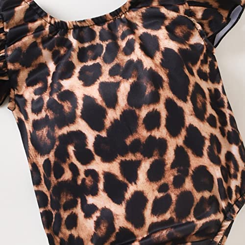 Image of Toddler Girl Baby Ruffles Mermaid Fish Scale Swimsuit One Piece Swimwear Bathing Sunsuit