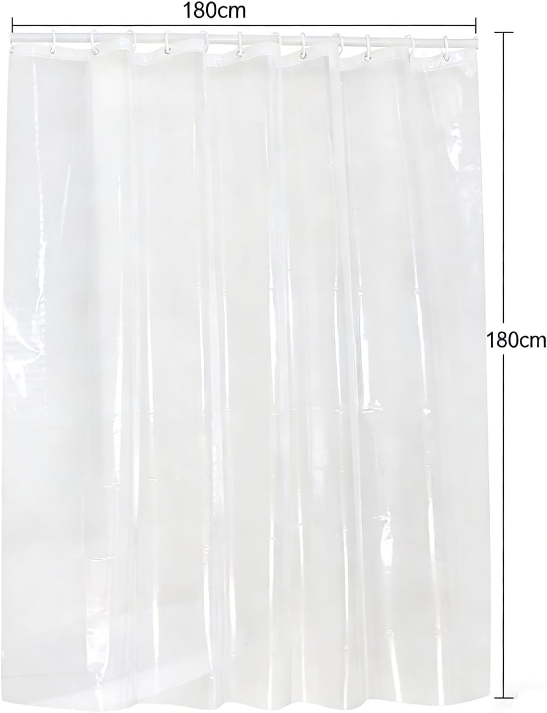 Clear Shower Curtain - Fitted liners for baths and showers, Bathroom Liner
