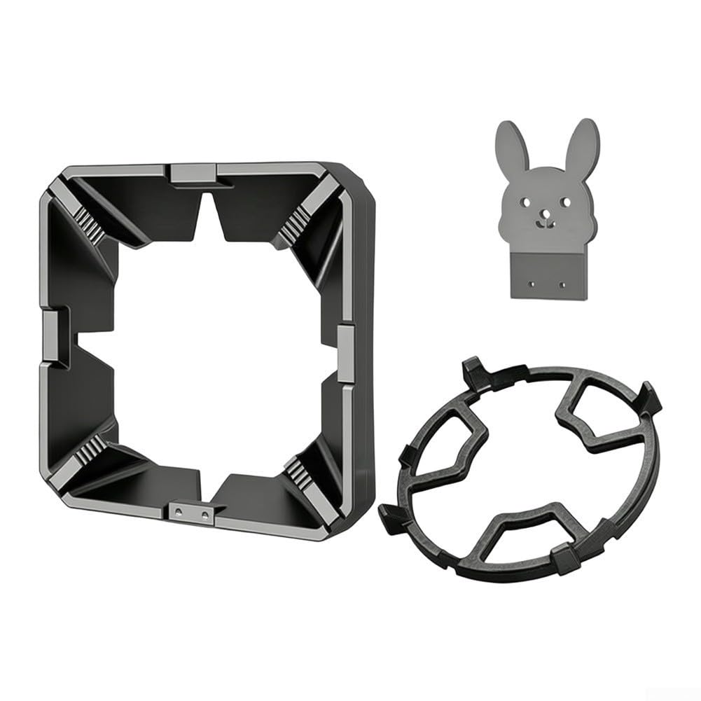 para soporte Estufa Gas Plegable para Tanque Plano Largo - ABS Antideslizante Camping Senderismo 9,5x8,5cm