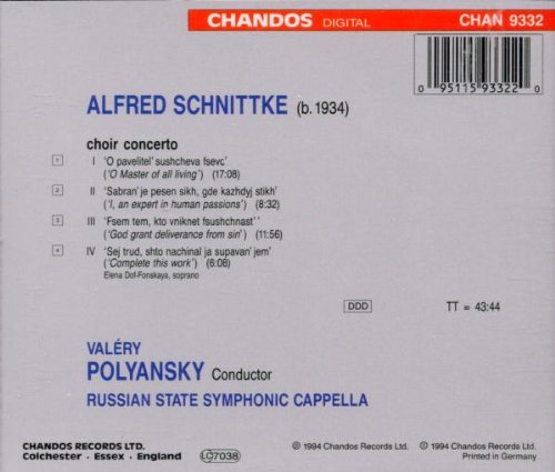 Schnittke: Choir Concerto