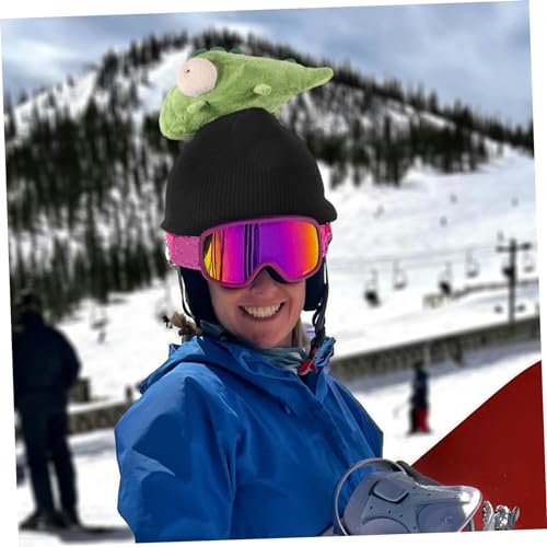 Funda de casco de esquí cartoon para evitar pérdidas de grupo en nieve 7