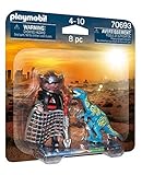 PLAYMOBIL Dinos 70693 DuoPack Velociraptor Frente a plünderer, a Partir de 4 años