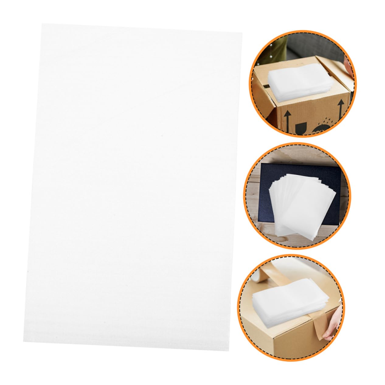 PartyKindom 1000pcs Fournitures D'emballage en Mousse Epe Légère pour Vaisselle et Mugs, Sachets de Rembourrage Efficaces pour Déménagement et Expéditions