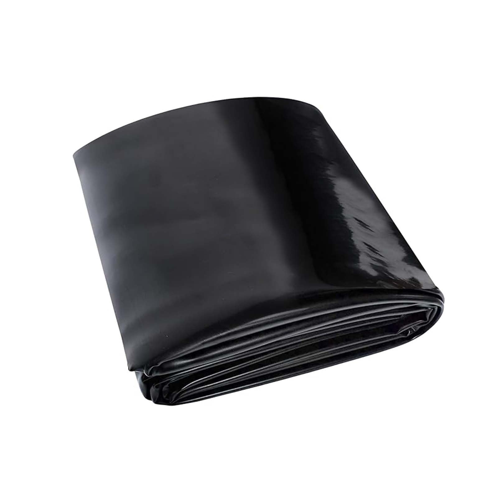 Whnoorher Pond Liner, 1x6m 2x4m 3x7m 4x8m 5x10m Black HDPE Fish Pond Liner Heavy Duty Outdoor Tarpaulin UV Resistant Sealing Film Damp Proof Membrane for Aquaculture(3x10m(9.8x32.8ft))
