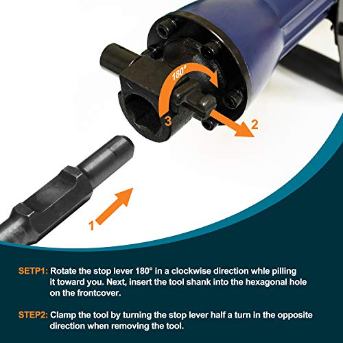Kinswood Heavy Duty 14A Electric Demoliton Jack Hammer Concrete Breaker