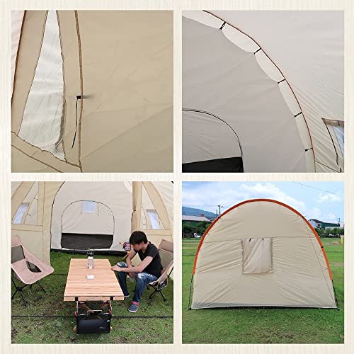 Amazon.co.jp: 【WNJAPAN】アウトドア 6人用 ドーム型テント