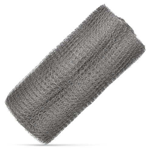 TOBBOMEY ステンレス製ワイヤーストレーナー 耐錆性メッシュネット 通気口 換気口用防鼠フィルター 家屋 ガレージ 工房向け丈夫で加工しやす