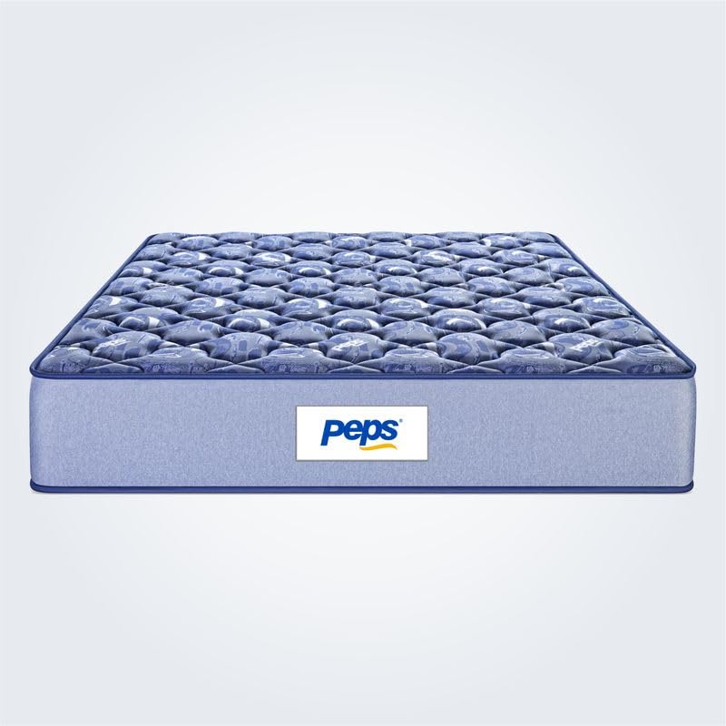 Image of peps Spring Koil Ortho Luxury 8-Inch King Size Mattress|Pocket Spring Core with Memory Foam Top|Luxe Sleep System|Enhanced Body Contouring|10-Year Warranty