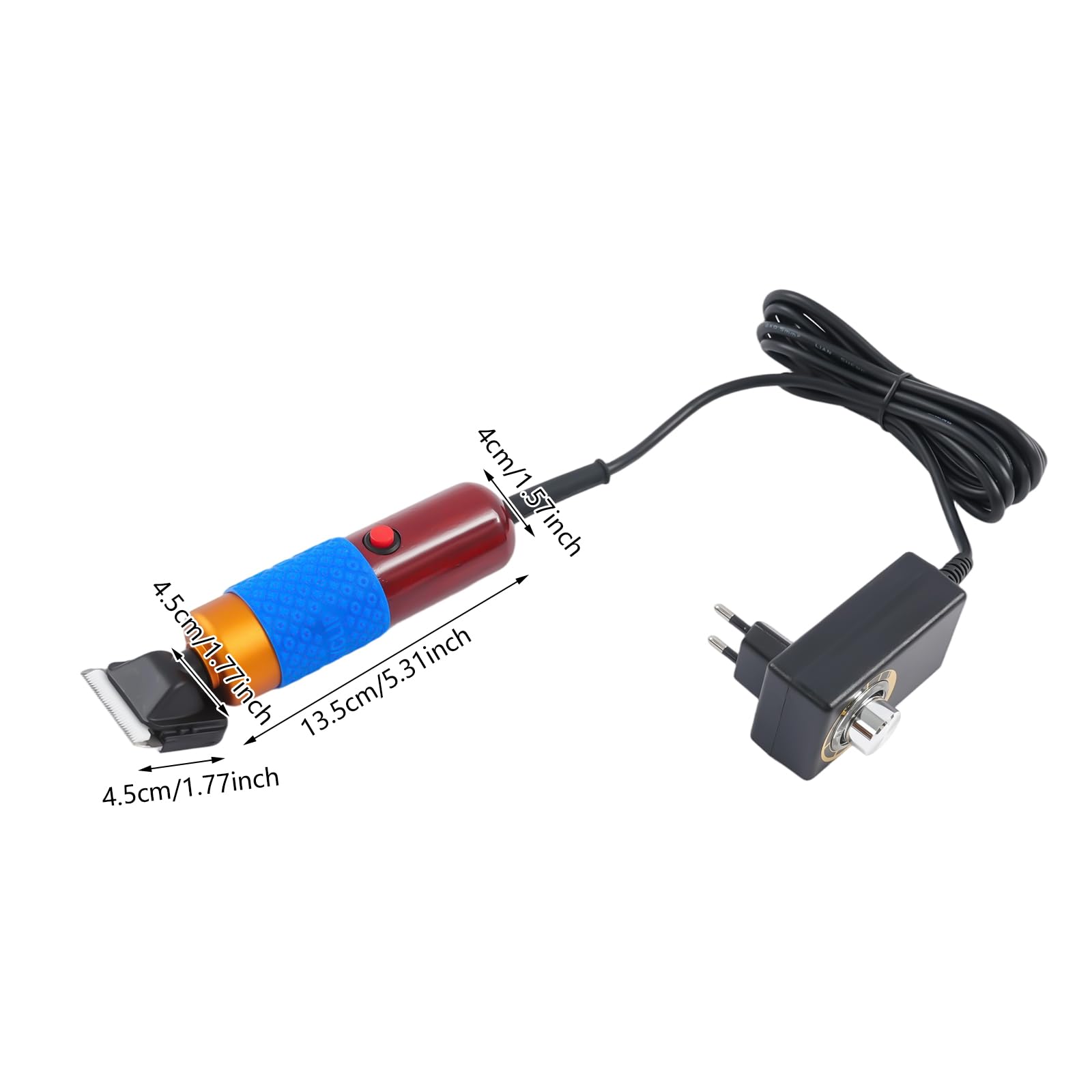 Tosatrice professionale per cani, 200 W, con cavo da 3 m, silenziosa, 60 dB, per cani e gatti, forbici elettriche per pecore con regolatore di velocità, 1000-6600 giri/min, per barboncini, cavalli
