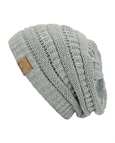 Image of Cambridge Select Thick Slouchy Knit Oversized Beanie Cap Hat