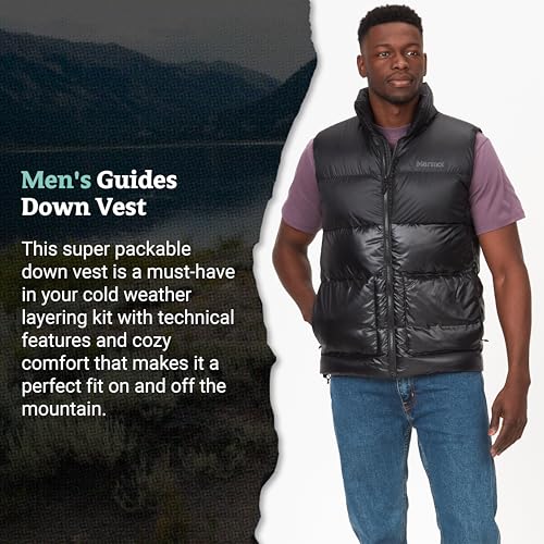 Image of MARMOT Men's Guides Down Vest - 700-Fill Insulated, Water-Resistant, Lightweight Puffer