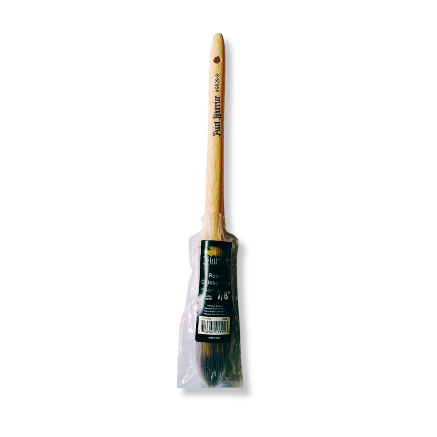 Paint Warrior - Juego Brochas Pintura, 4 Pinceles de Banda de 10 mm, 14 mm, 16 mm y 18 mm