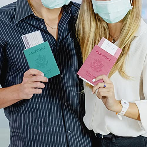 Labato Passport Holder Women, Passport Wallet Travel Document Organizer, Waterproof Cruise Accessories Must Haves, Travel Essentials Pu Leather Passport Cover For Women Men, Mint #TOP4