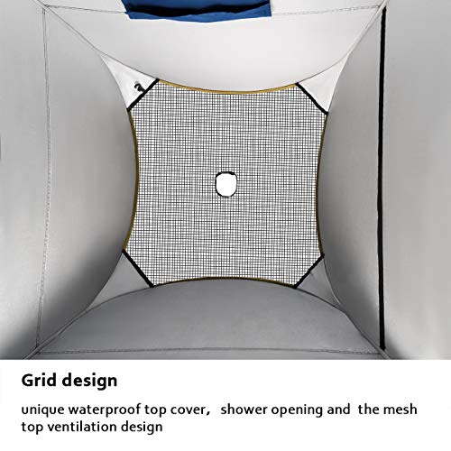 Image of ROPODA Pop Up Changing Tent 83 inch x 48 inch x 48 inch, 6.9FT Upgrade Shower Tent, Portable Changing Room, Shower Tents For Camping, Privacy Tents,Includes 1 Removable Bottom,8 Stakes,1 Rain Cover,1 Carrying Bag