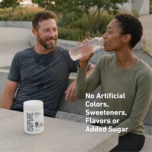 Isopure 100% Pure Creatine Monohydrate Powder, Unflavored, 1.1 lb (100 Servings) — view 7