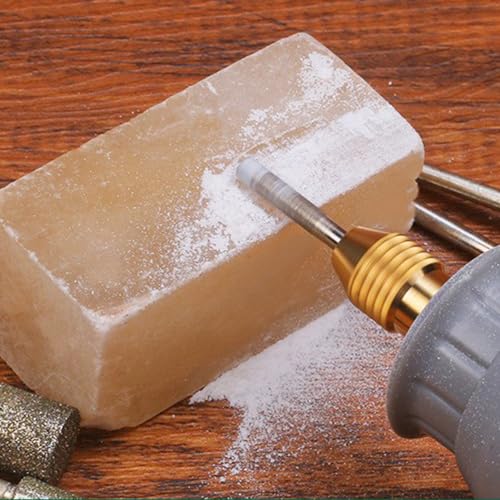 Fresas de amolar diamante 60 Grit, 10 pcs, cabezal cilindro miniatura 6