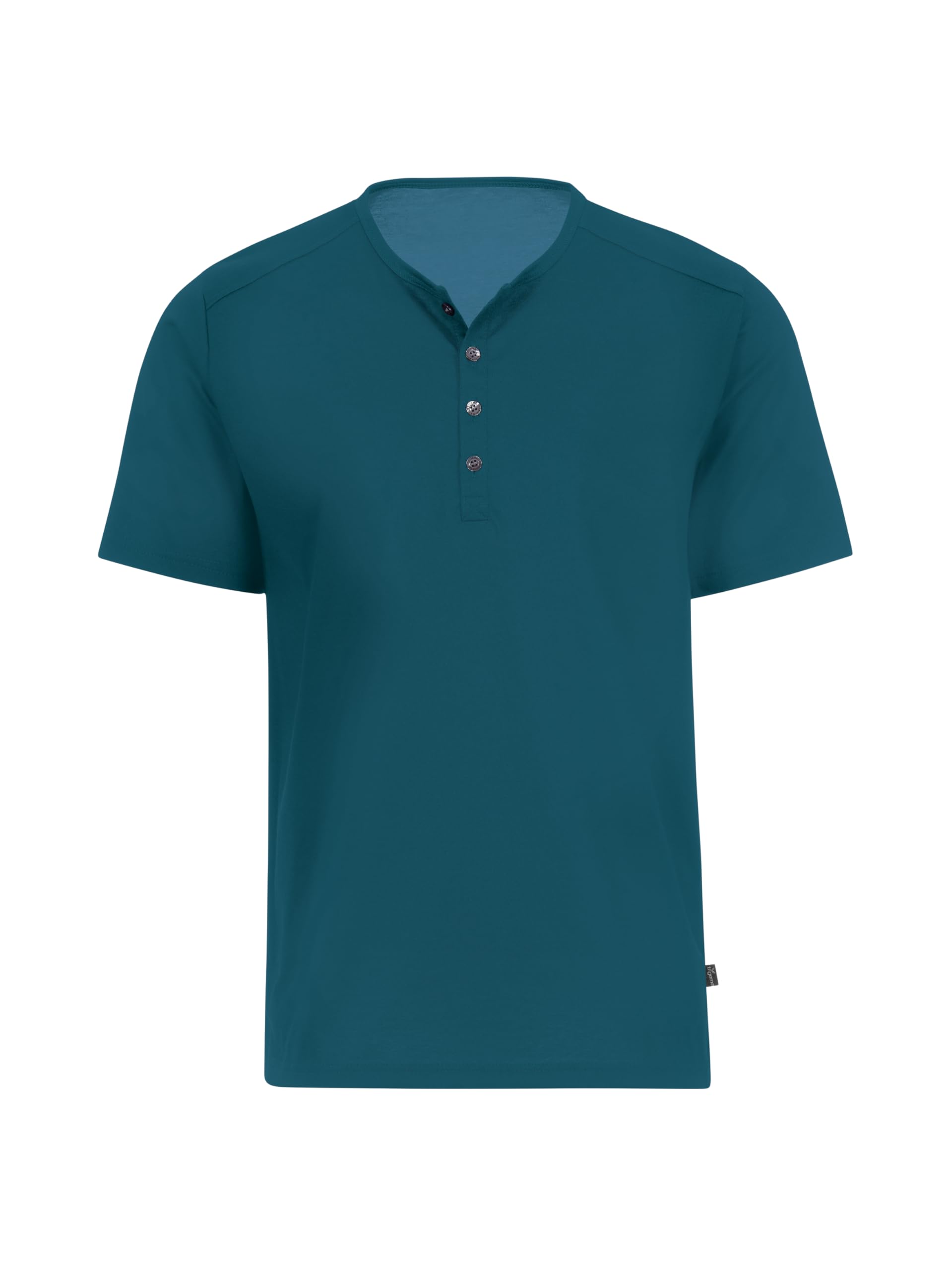 Trigema T-Shirt mit Knopfleiste Deluxe Baumwolle