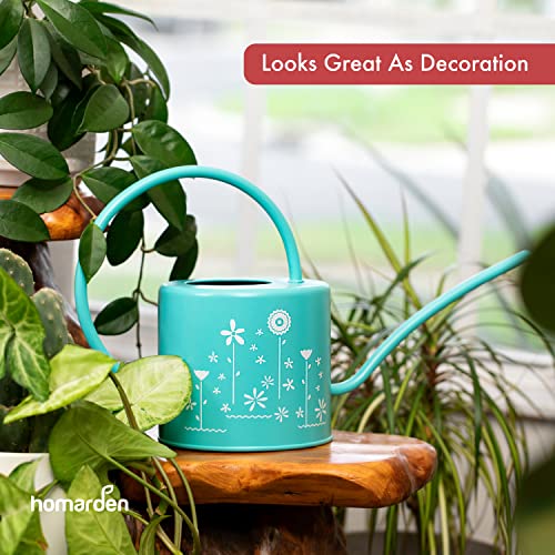 Homarden 60 oz. Copper Watering Can, Metal Watering Can with Long Spout, Watering Can for Outdoor and Indoor Plants , Mini Watering Can, Long Spout Water Can, Plant Watering Can, Small Watering Can