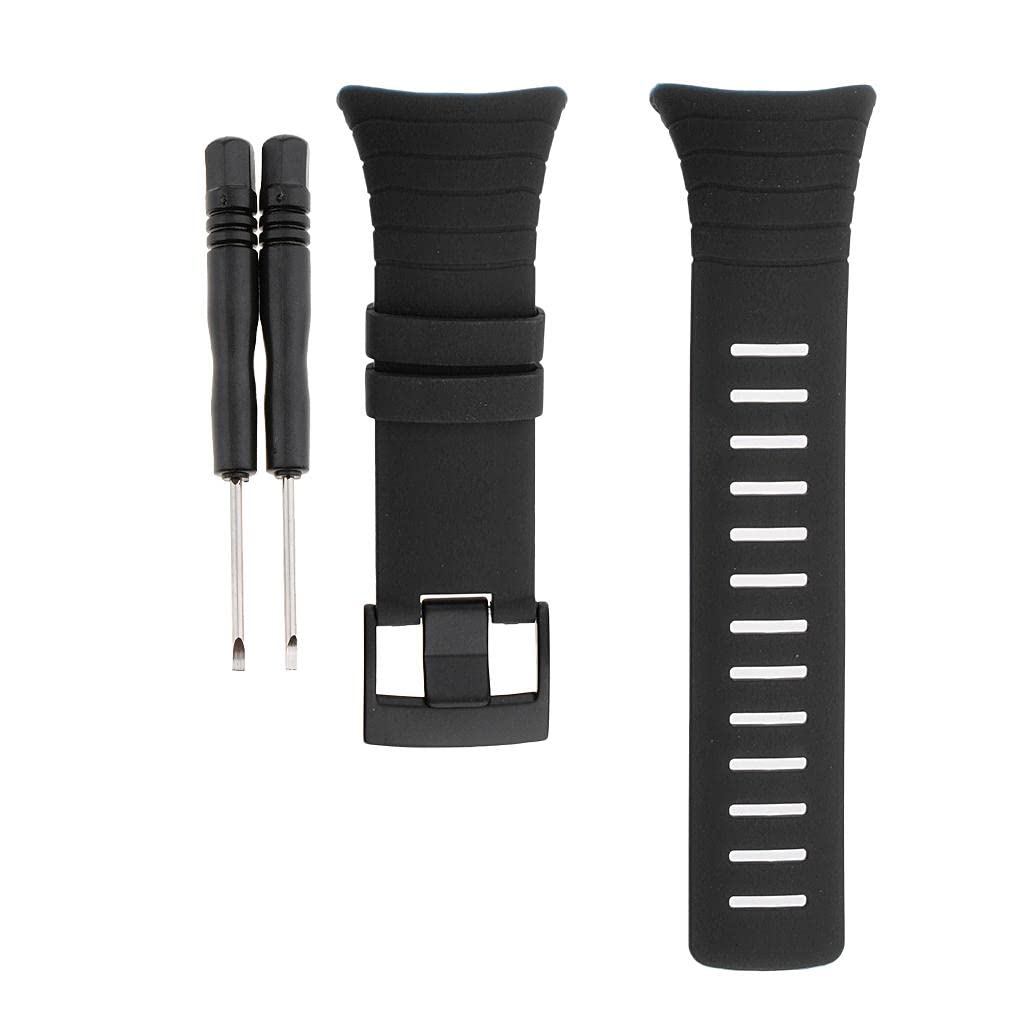 MYADDICTION Silicone Watch Band Stainless Steel Tang Buckle 24mm for Suunto Core Black Jewelry & Watches | Watches, Parts & Accessories | Wristwatch Bands (B0BH4S55KS) Amazon Price History, Amazon Price Tracker